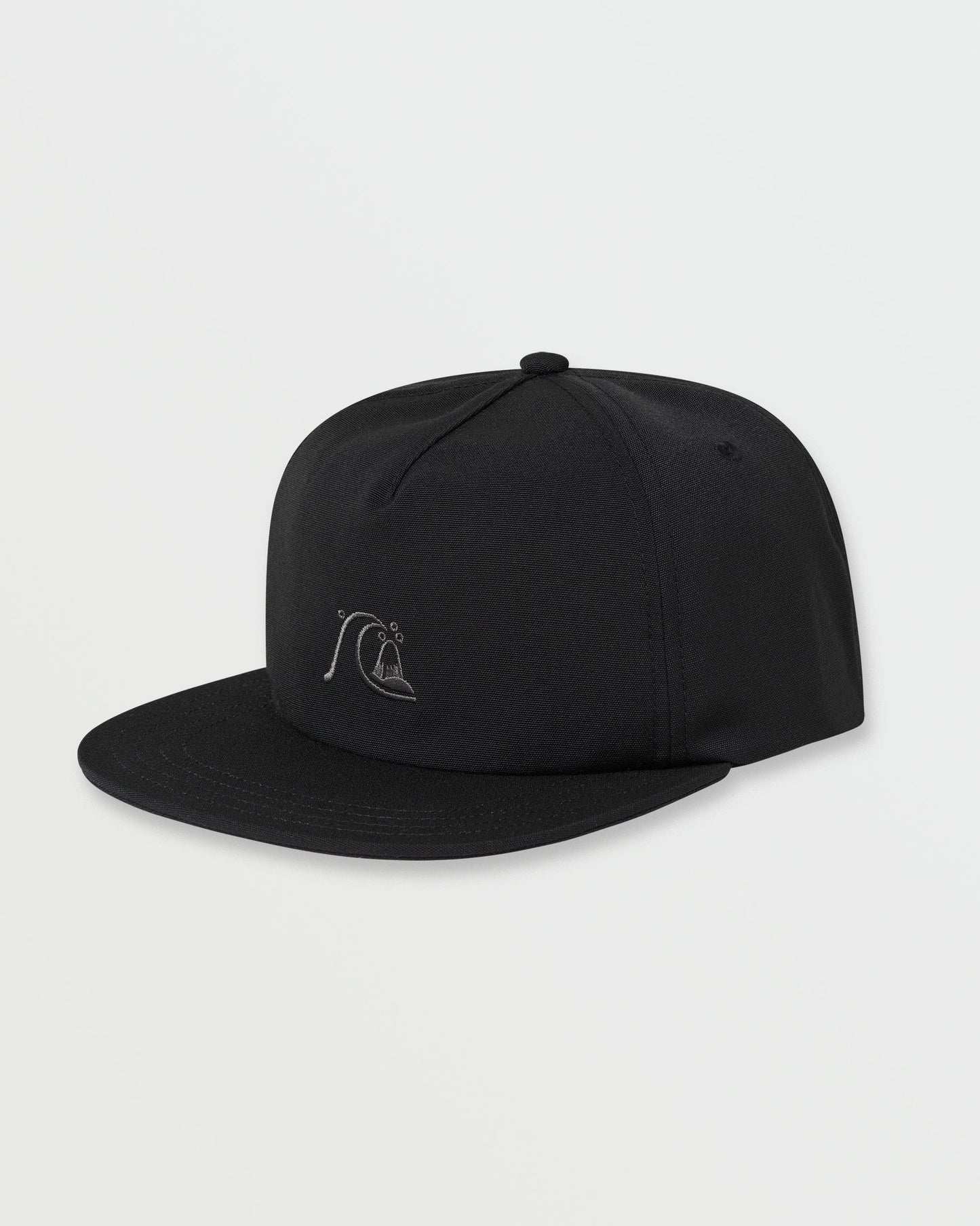 DNA Bubble Snapback Hat - Black Black Quick Silver