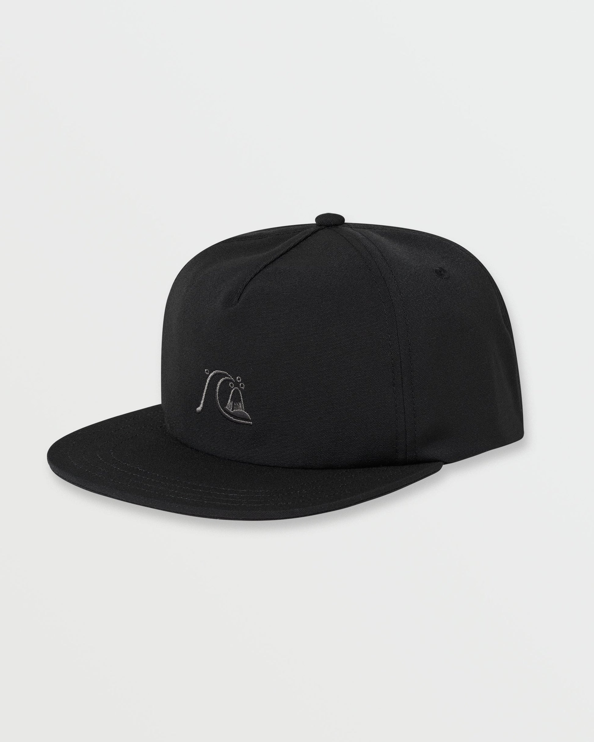 DNA Bubble Snapback Hat - Black Black Quick Silver