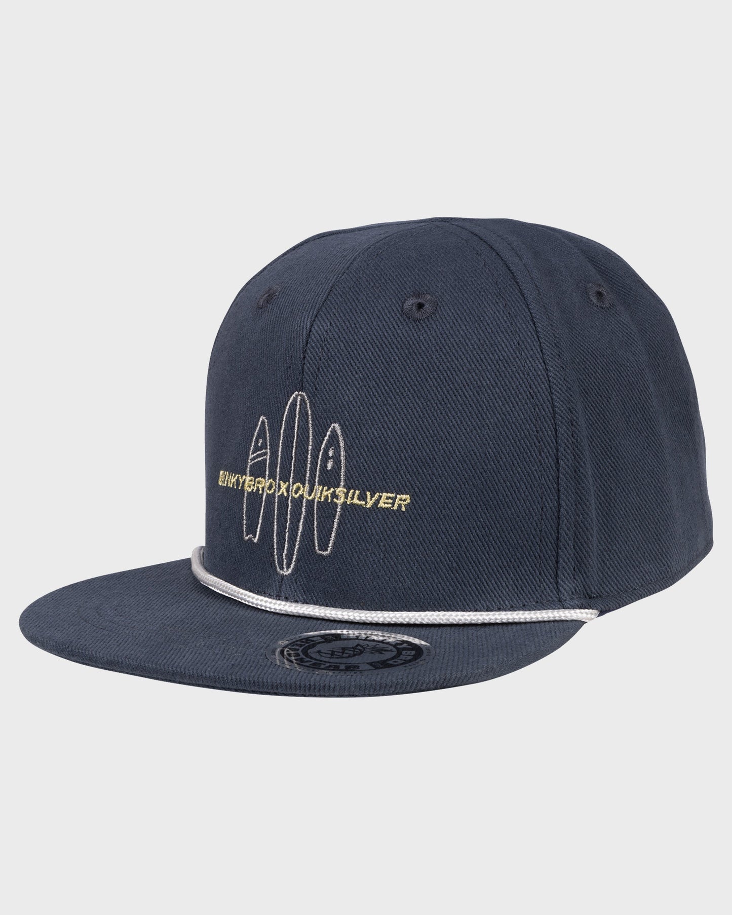 BinkyBro x Quiksilver Navy Hat Navy Blue Quick Silver