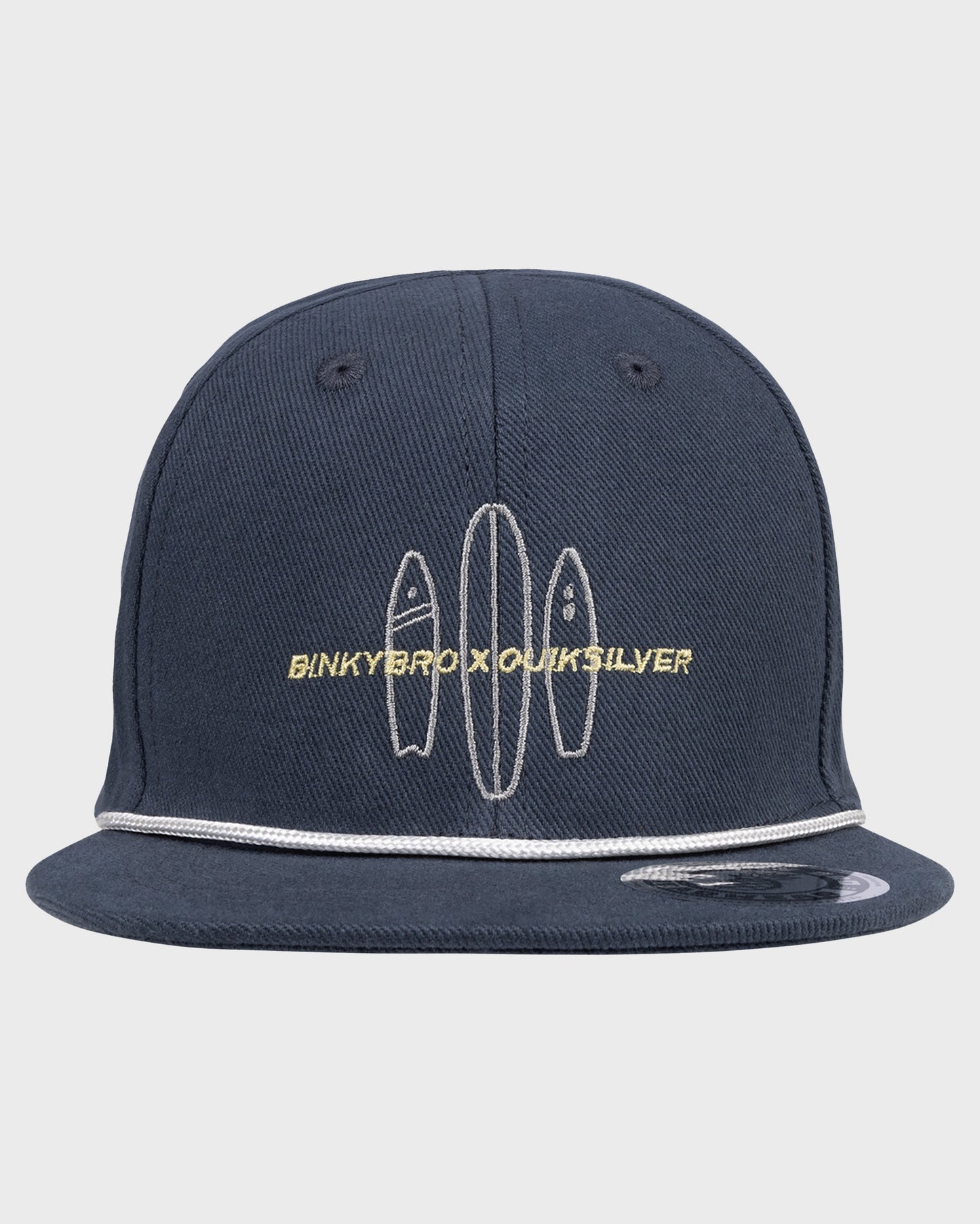 BinkyBro x Quiksilver Navy Hat Navy Blue Quick Silver