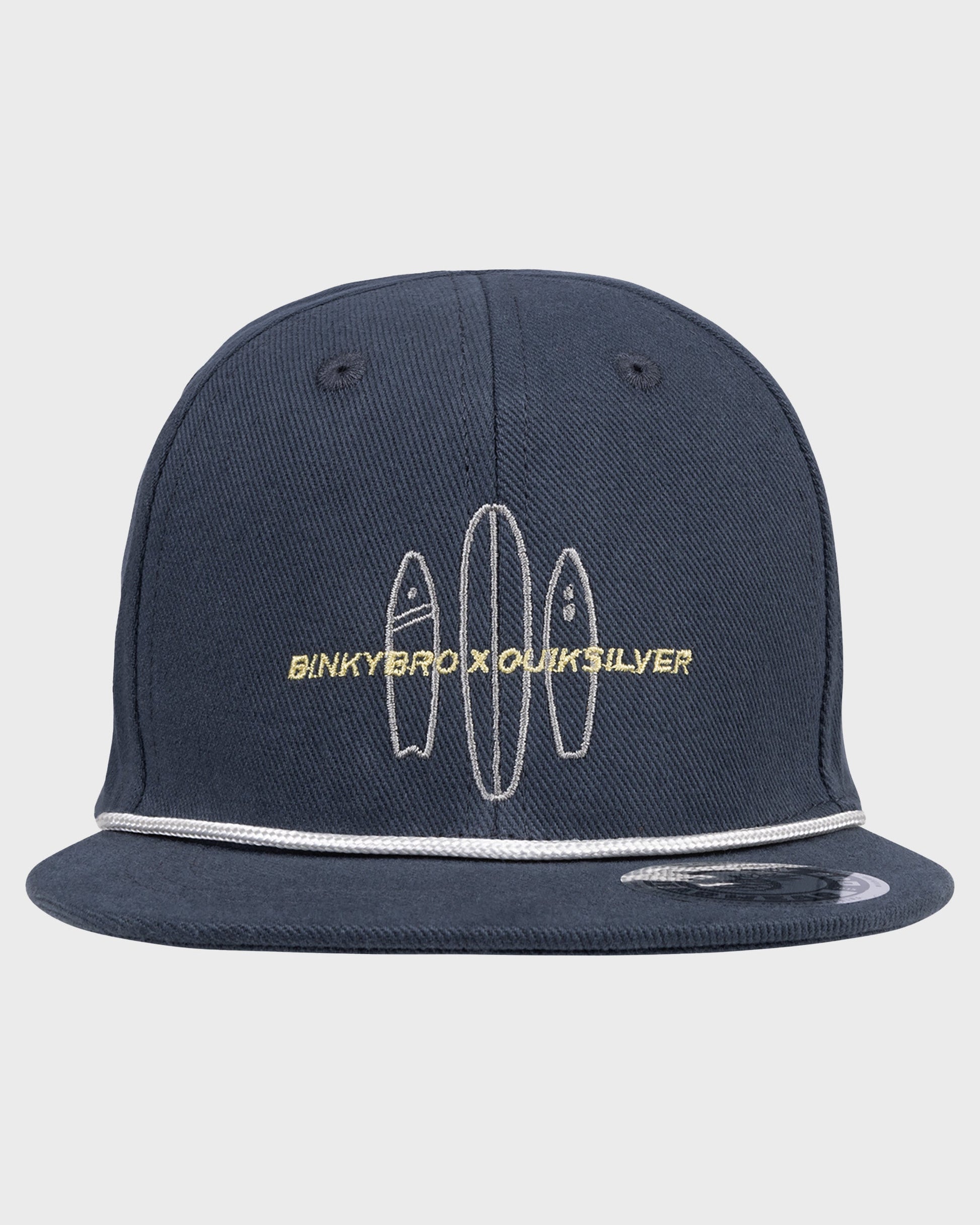 BinkyBro x Quiksilver Navy Hat Navy Blue Quick Silver