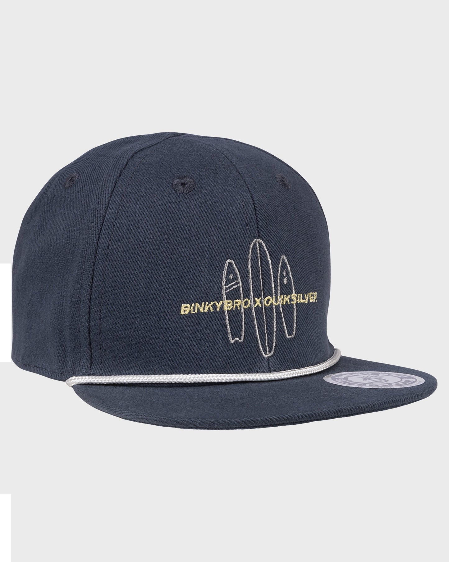 BinkyBro x Quiksilver Navy Hat Navy Blue Quick Silver