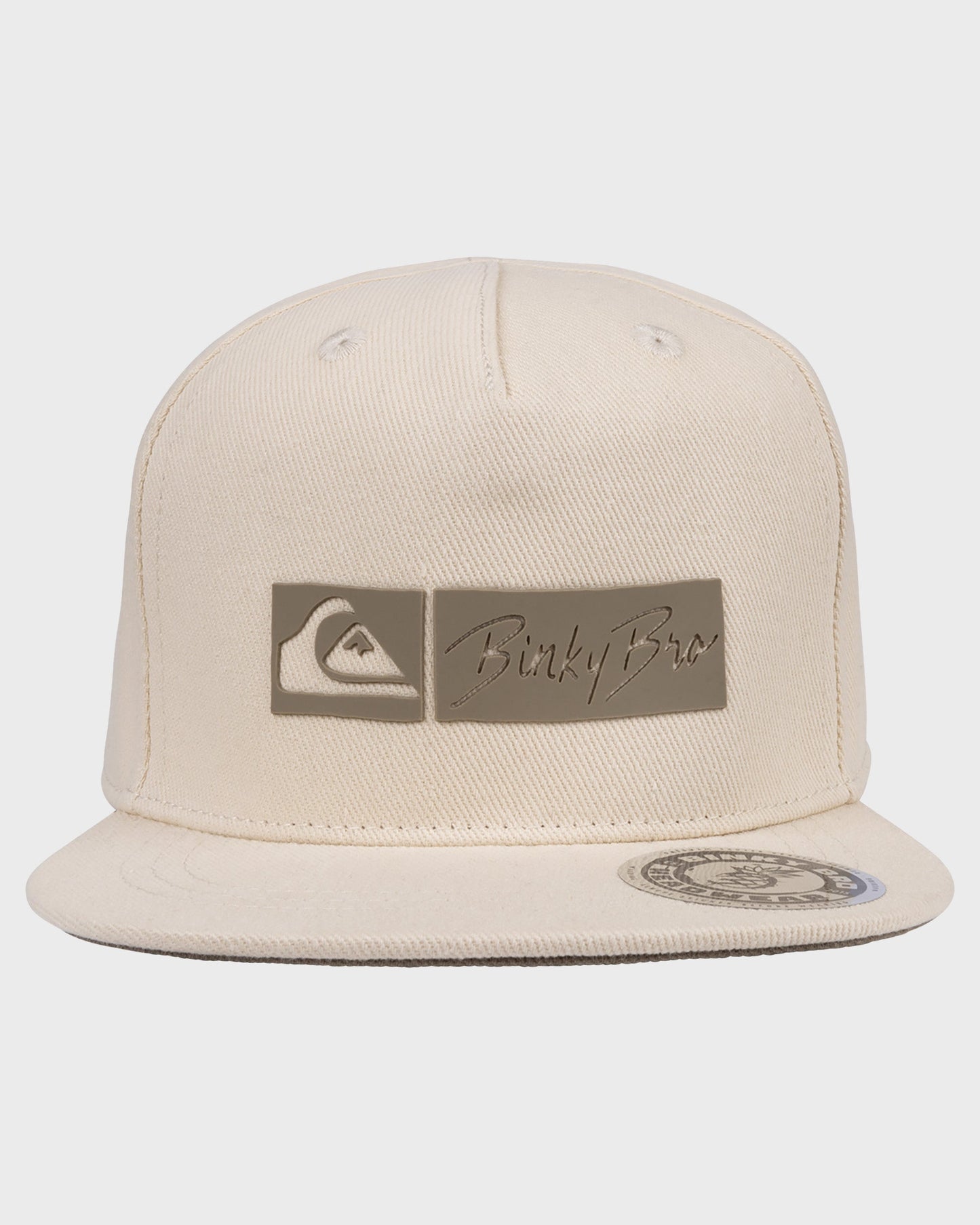 BinkyBro x Quiksilver Cream Hat Cream Quick Silver