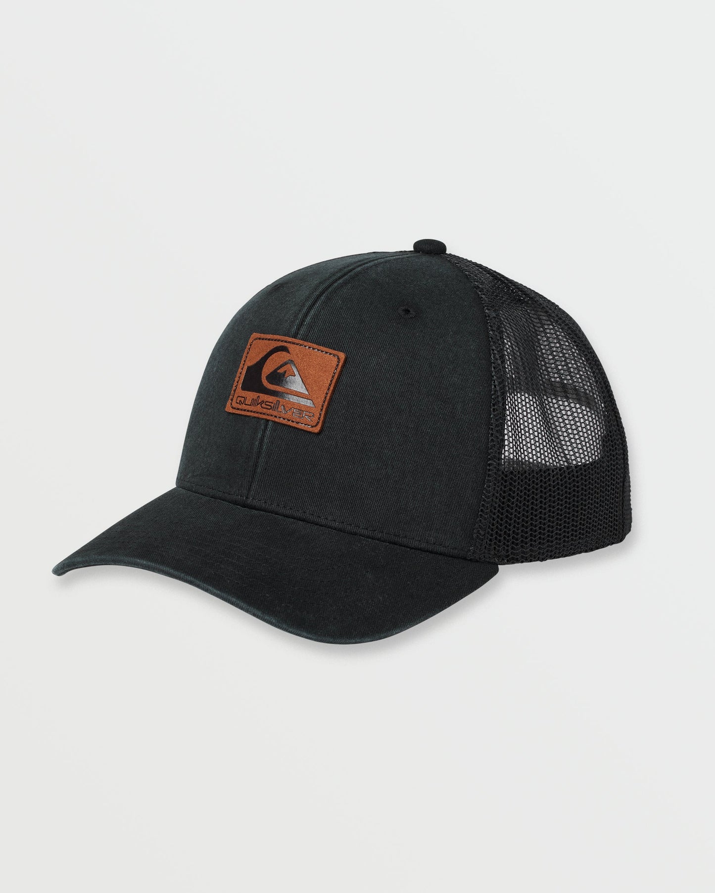 Up The Hatch Trucker Hat - Black Black Quick Silver