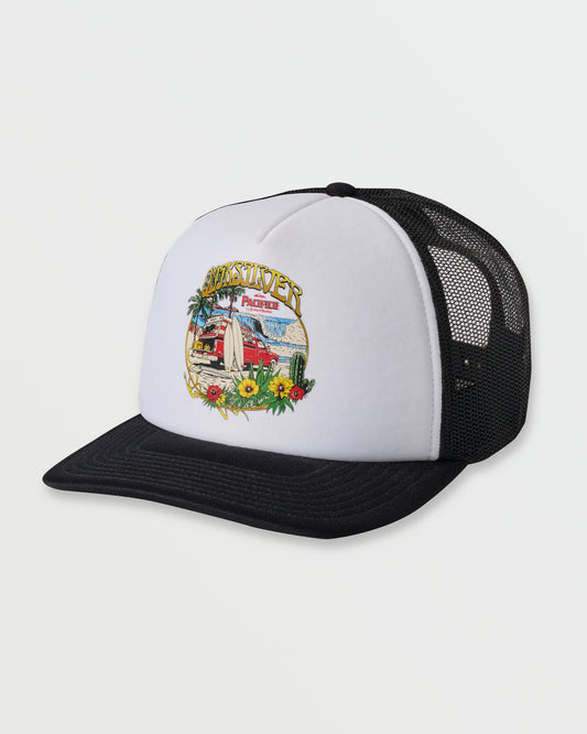 Quiksilver x Pacifico Baja Beach Trucker Hat - White White Quick Silver