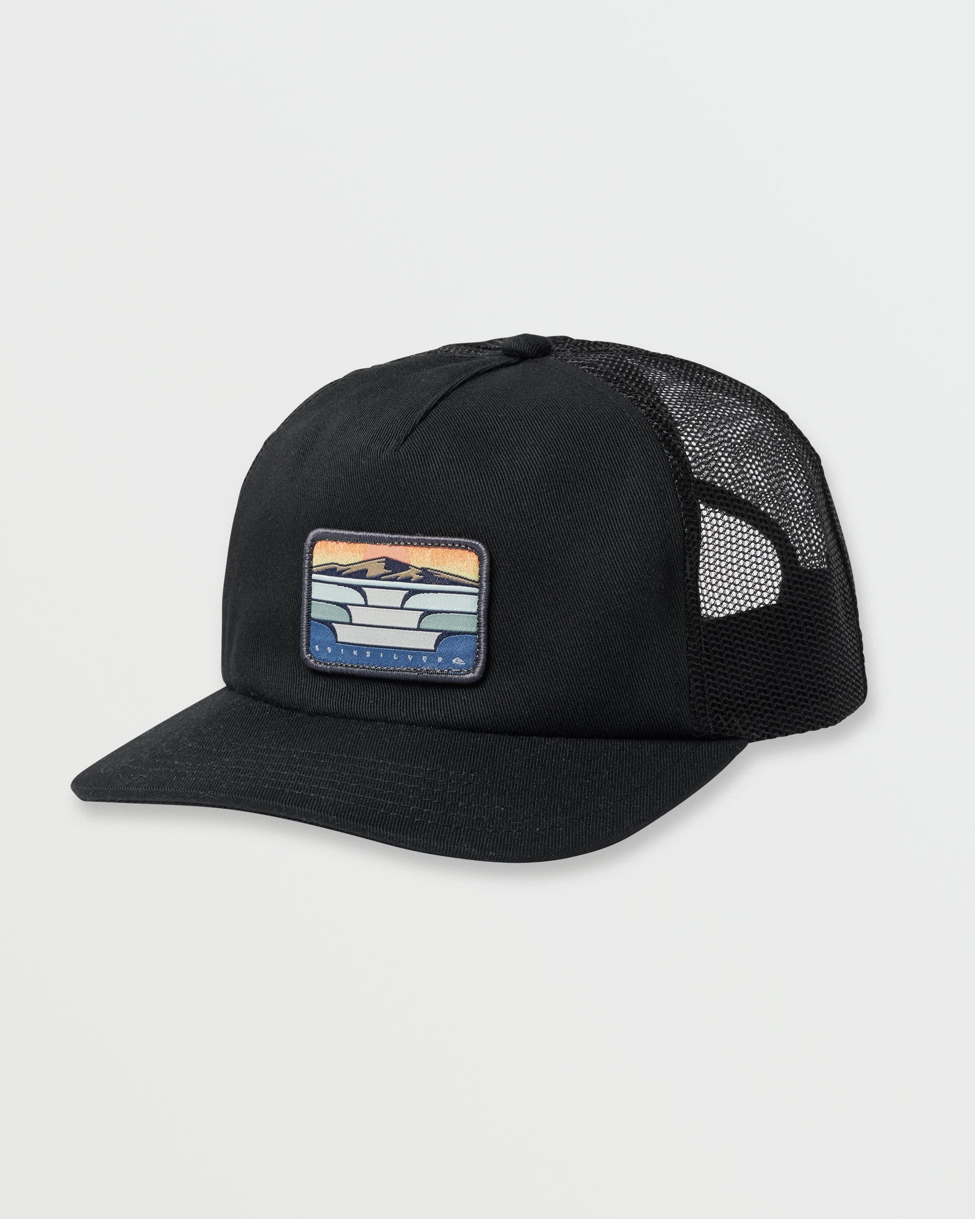 Woodsy Trucker Hat - Black Black Quick Silver