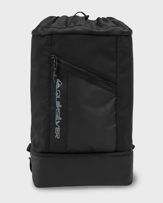 Stash Sack Backpack - Black Black Quick Silver