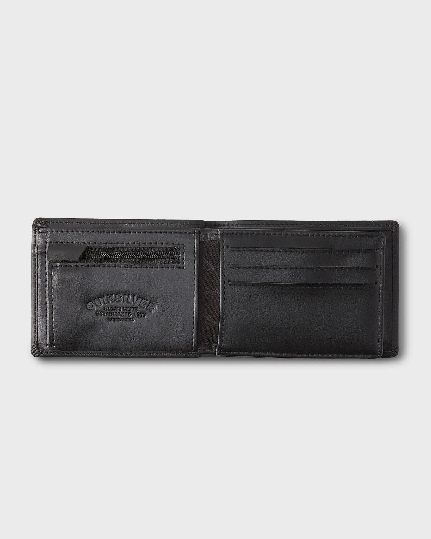 Mack 2 Wallet - Black Black Quick Silver