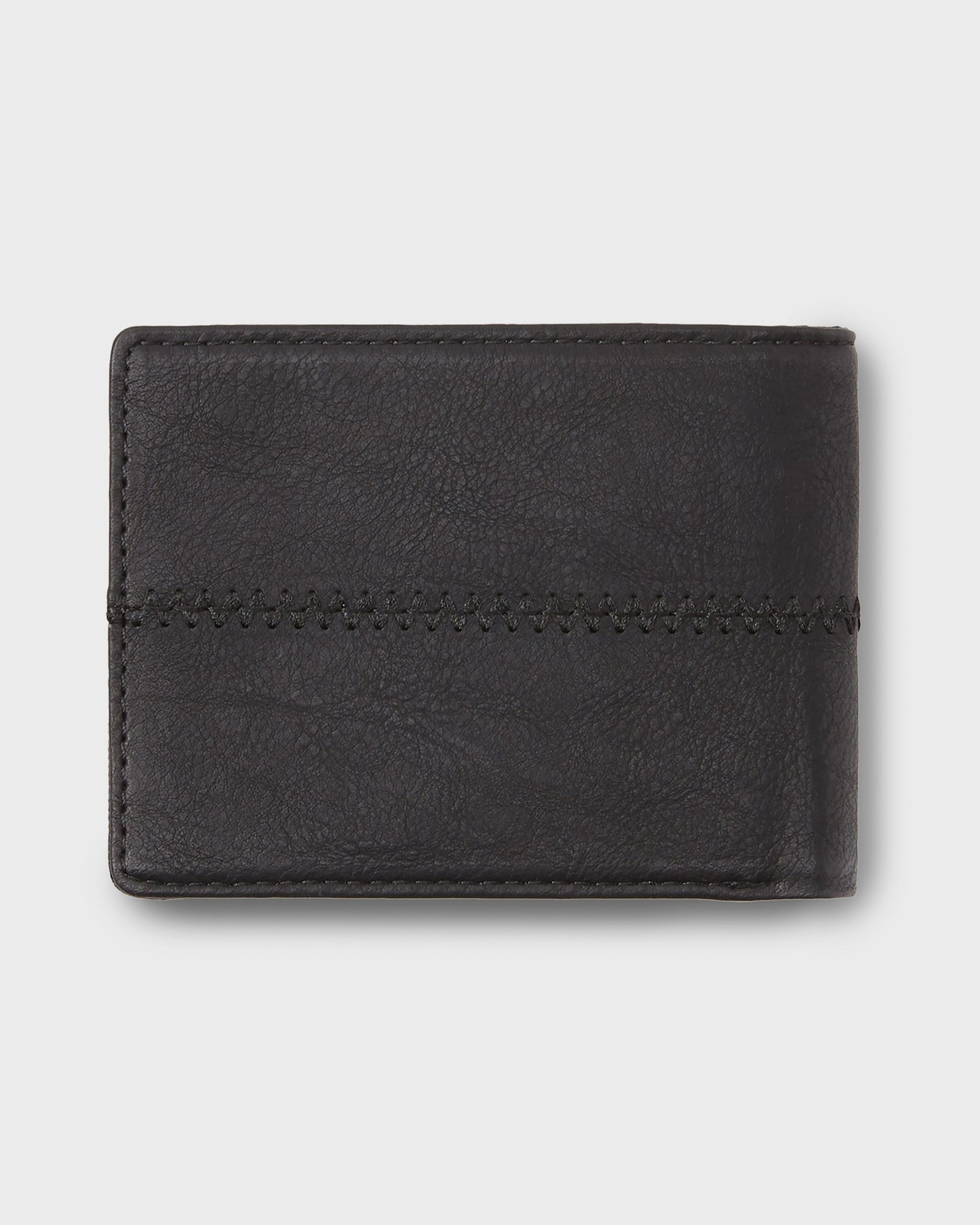 Stitchy 3 Wallet - Black Black Black Black Quick Silver