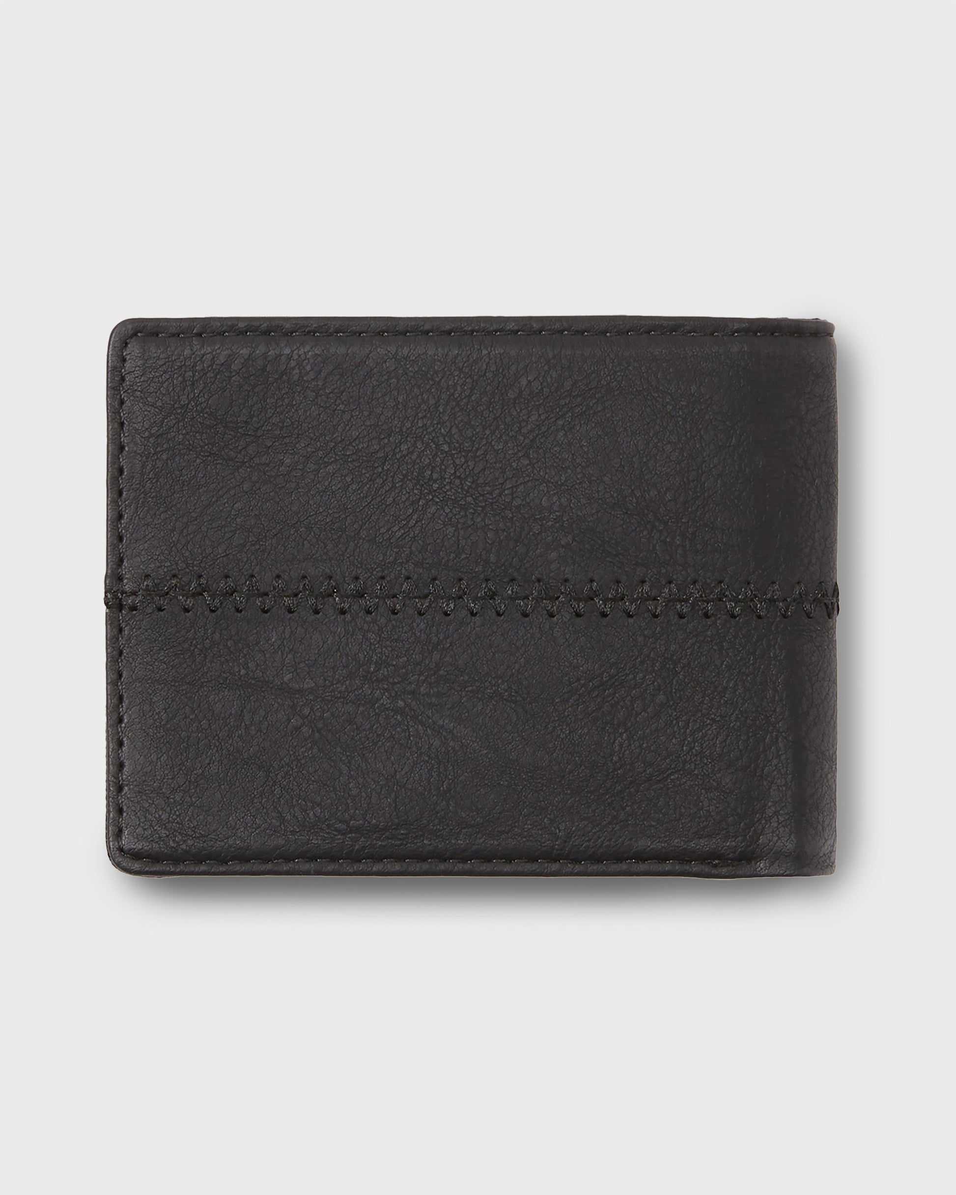 Stitchy 3 Wallet - Black Black Black Black Quick Silver