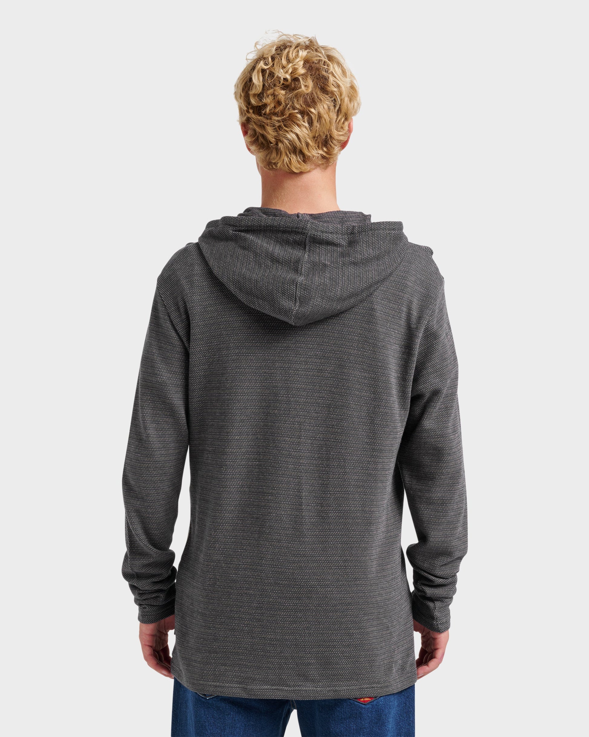 Vista Long Sleeve Hood - Graystone Graystone Quick Silver
