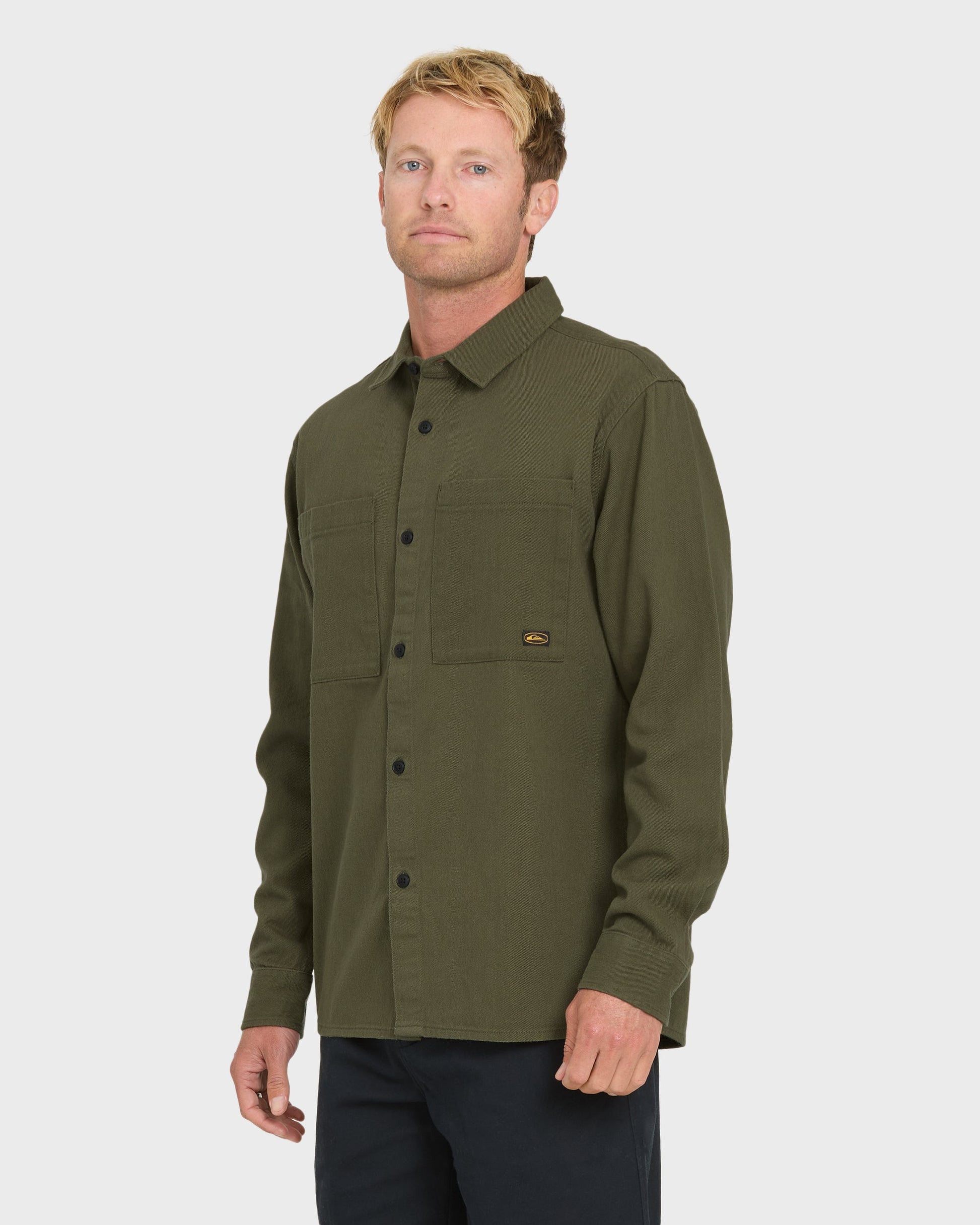 Heron Long Sleeve Shirt - Grape Leaf Grape Leaf Quick Silver