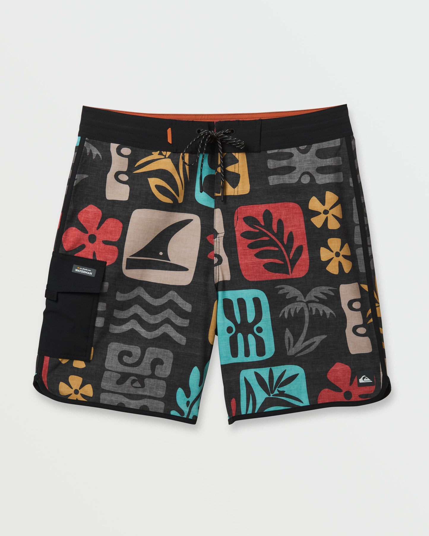 Waterman Dunes Boardshorts - Black Black Quick Silver