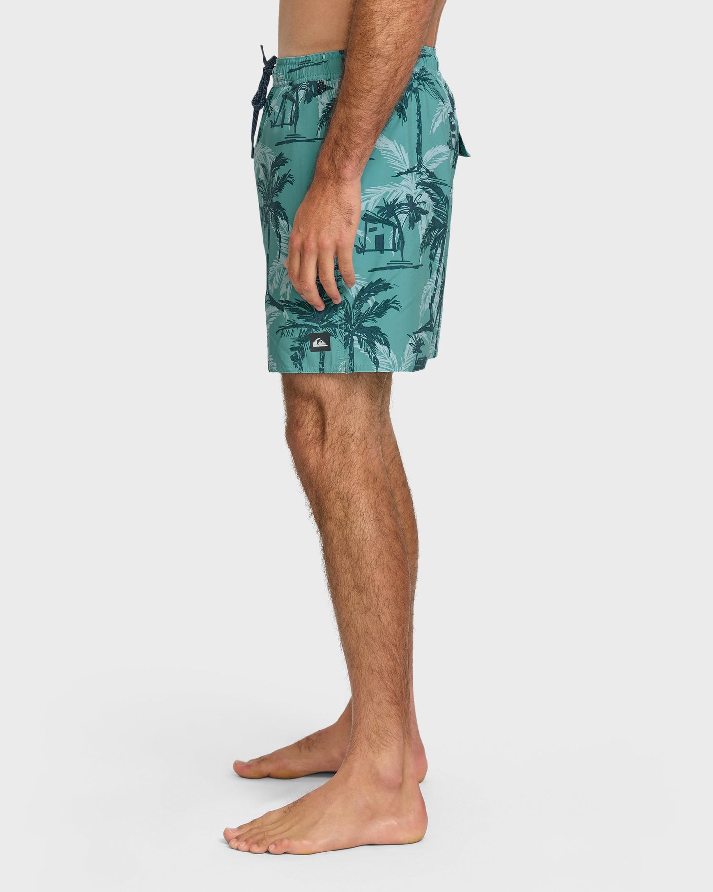 Waterman Off The Grid 17" Swim Trunks - Aqua Aqua Quick Silver
