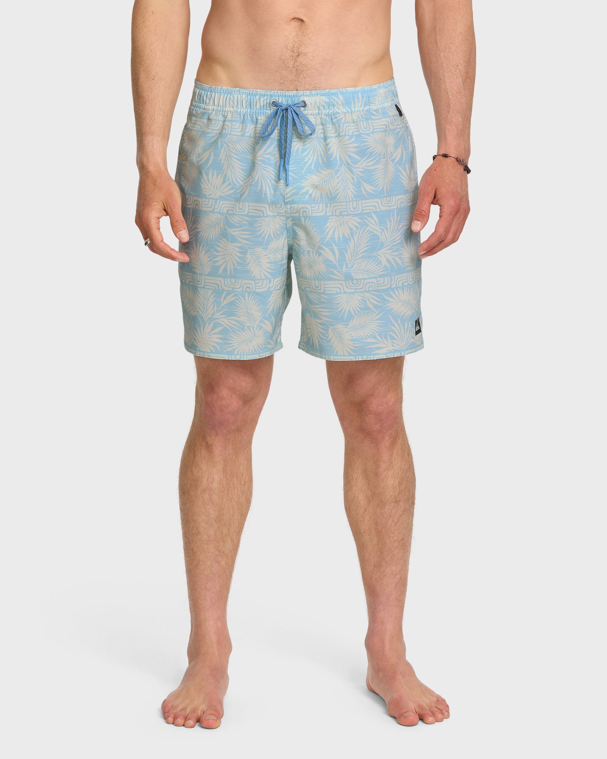 Waterman Fern Garden 17" Swim Trunks - Beach Blue Beach Blue Quick Silver