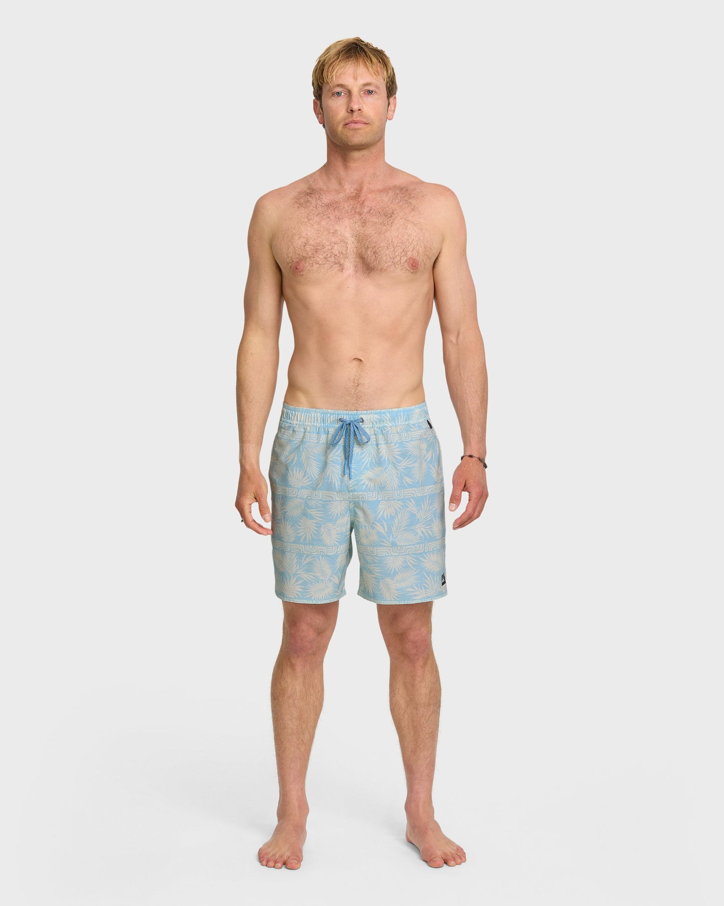 Waterman Fern Garden 17" Swim Trunks - Beach Blue Beach Blue Quick Silver