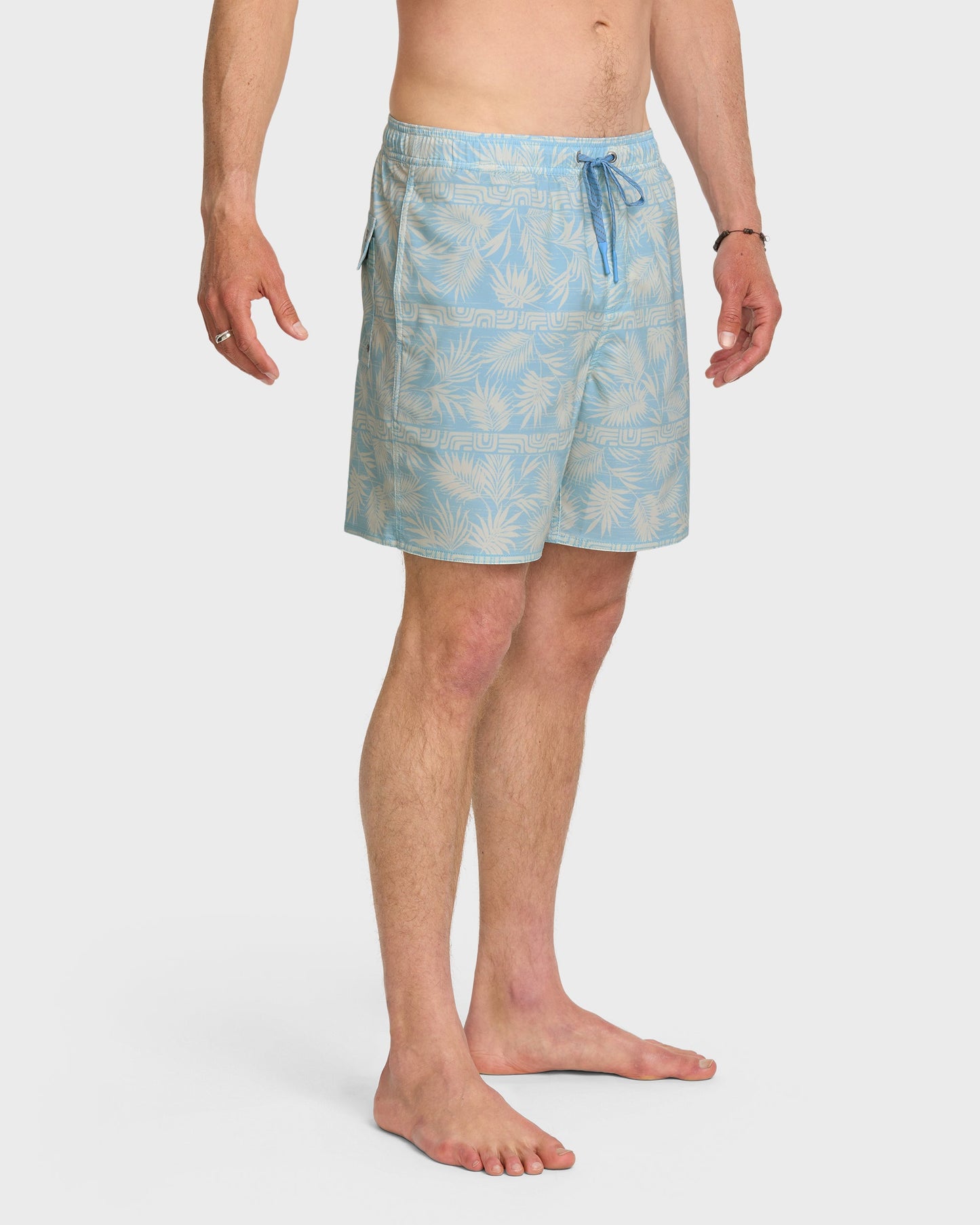 Waterman Fern Garden 17" Swim Trunks - Beach Blue Beach Blue Quick Silver