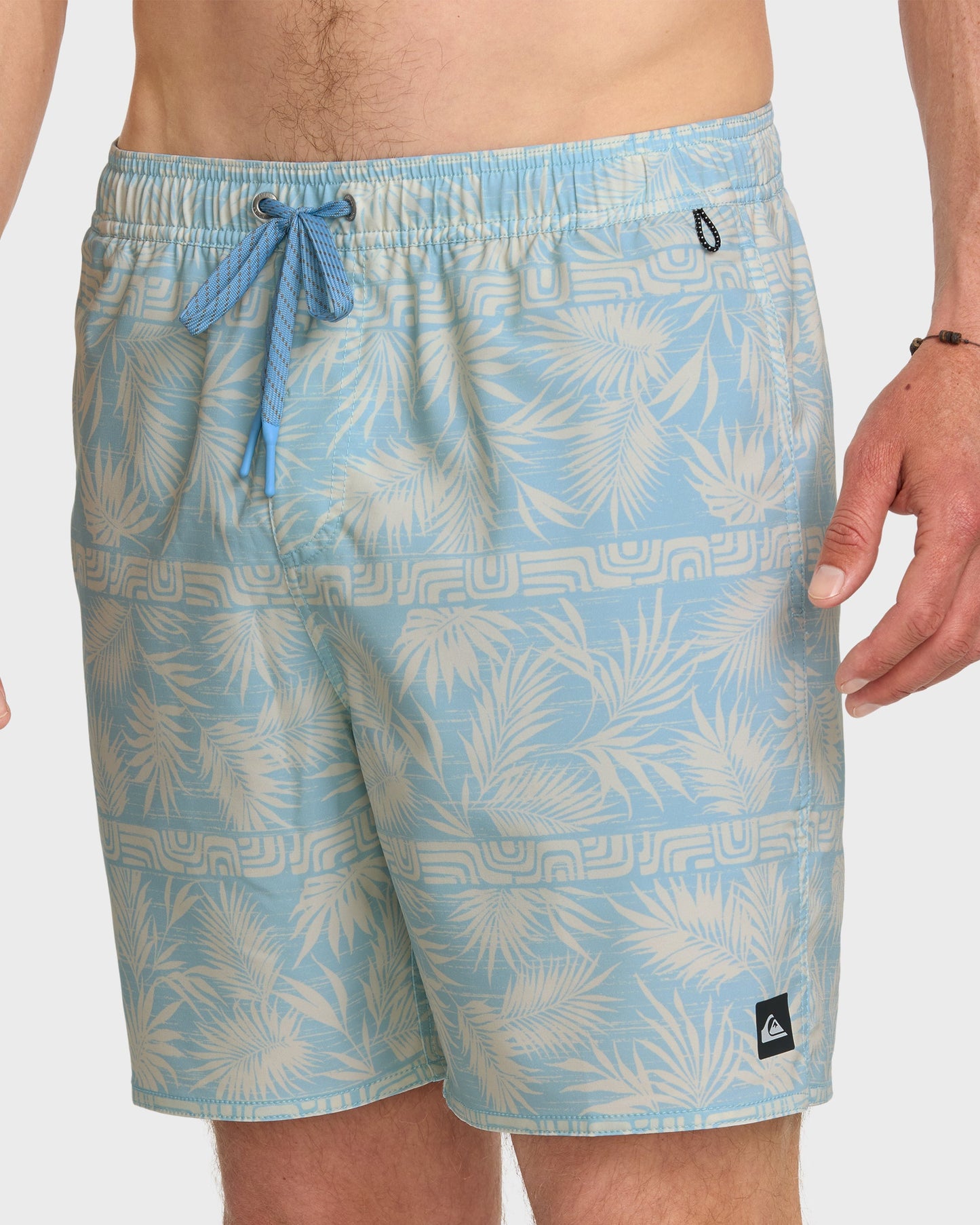 Waterman Fern Garden 17" Swim Trunks - Beach Blue Beach Blue Quick Silver