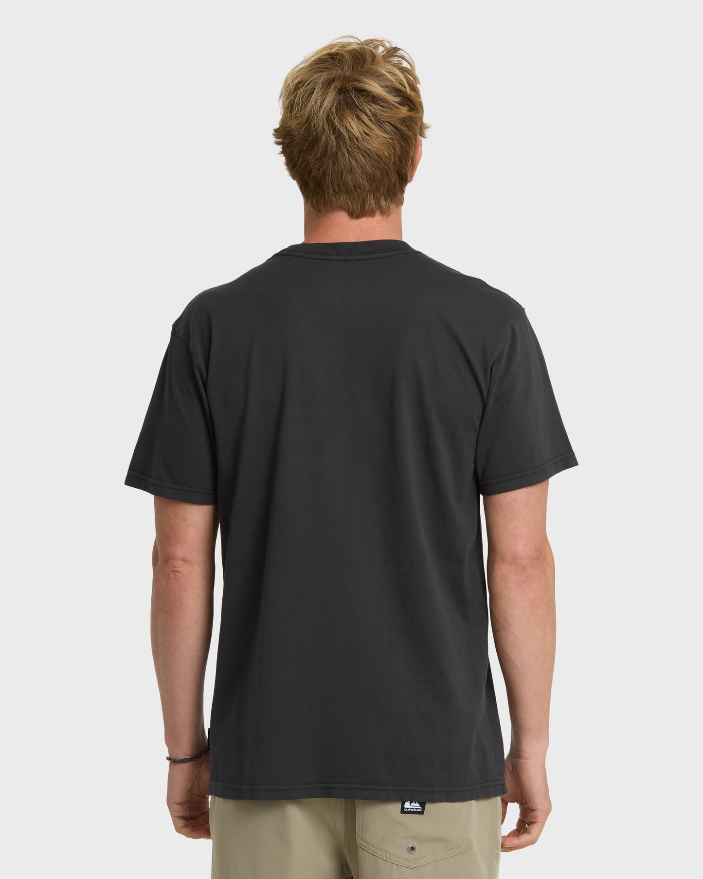 Saltwater Pocket Tee - Black Black Quick Silver