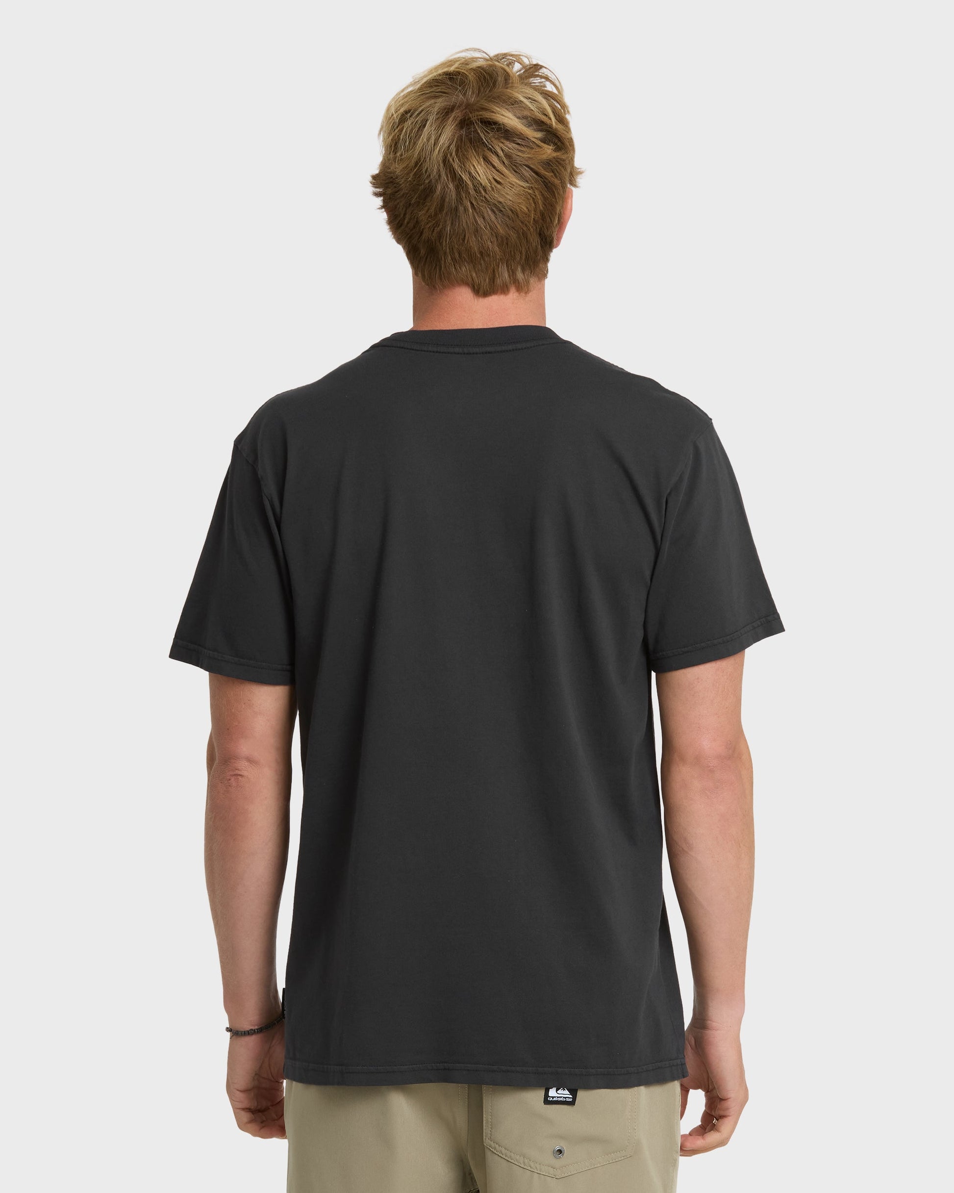 Saltwater Pocket Tee - Black Black Quick Silver