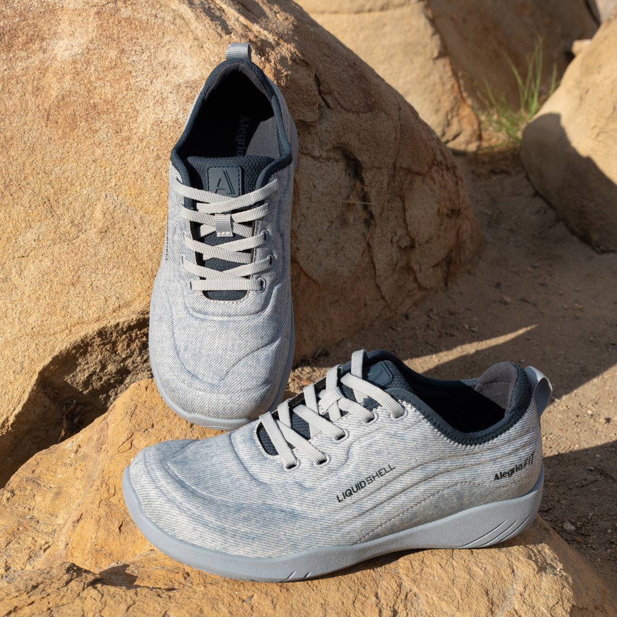 Alegria Liber8 Denim Blue Shoe