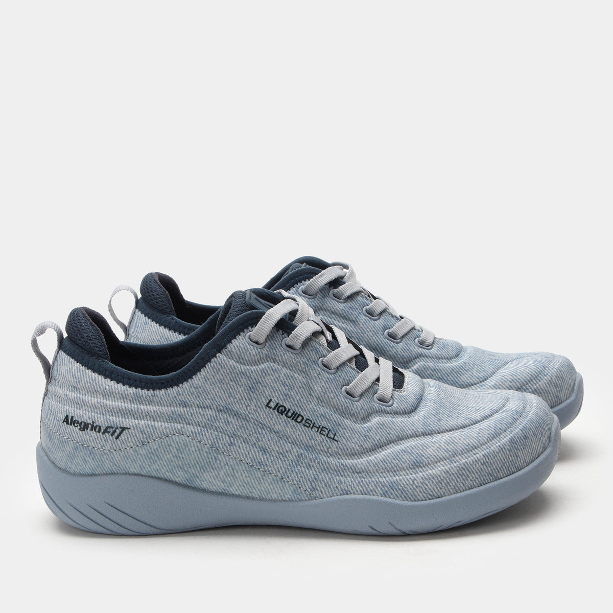 Alegria Liber8 Denim Blue Shoe