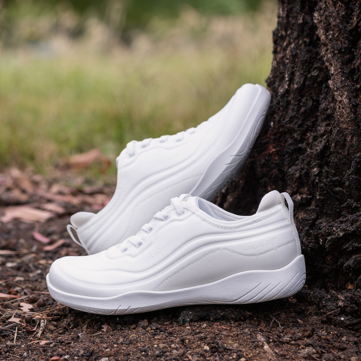 Alegria Liber8 White Shoe