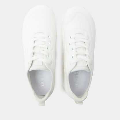 Alegria Liber8 White Shoe