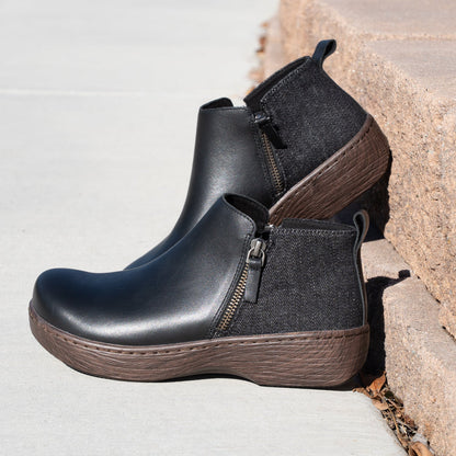 Alegria Oaklee Black Denim Boot