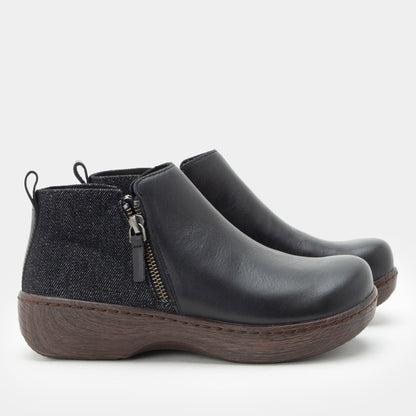 Alegria Oaklee Black Denim Boot