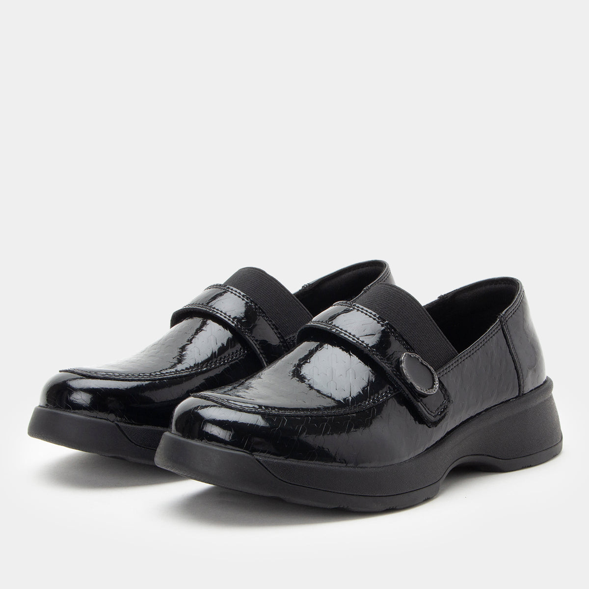 Alegria Janna Black Tie Shoe
