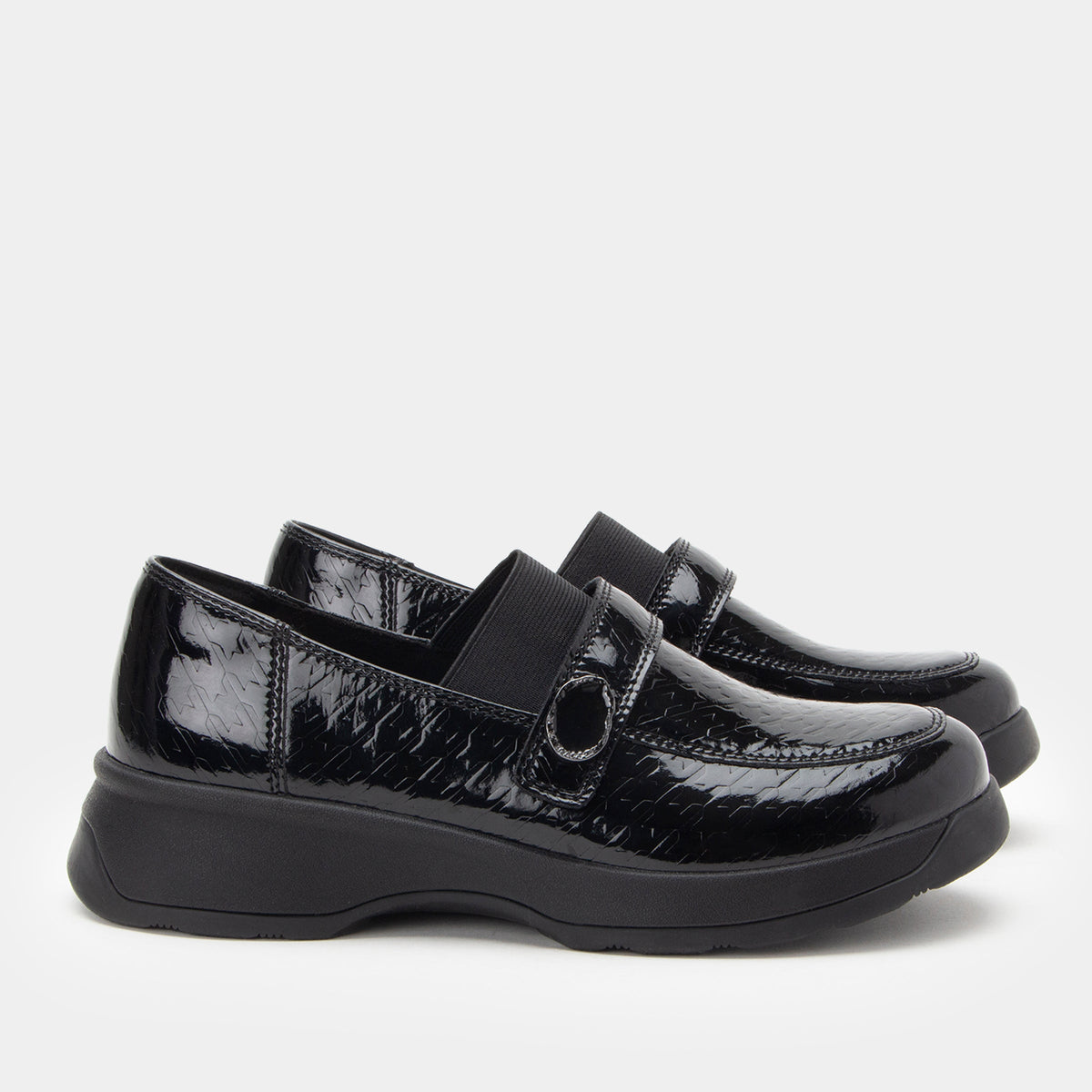 Alegria Janna Black Tie Shoe