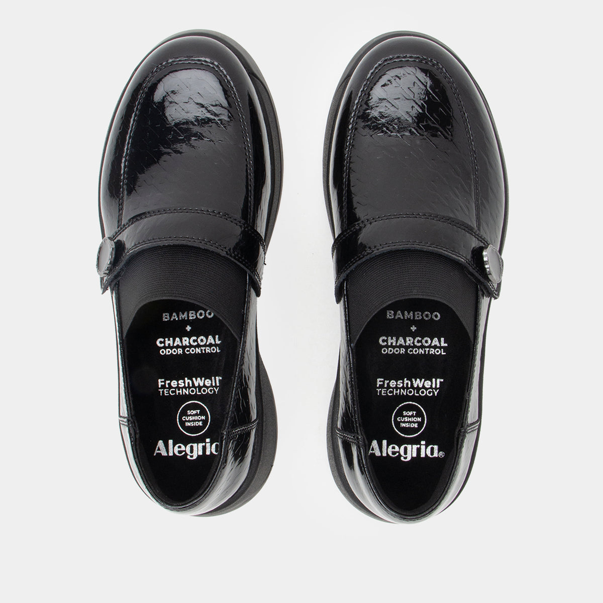 Alegria Janna Black Tie Shoe