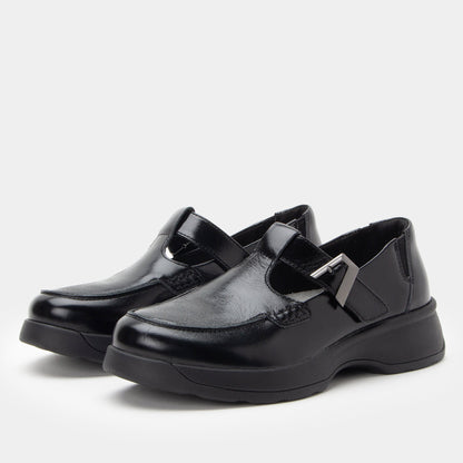 Alegria Jensie Glazed Black Shoe