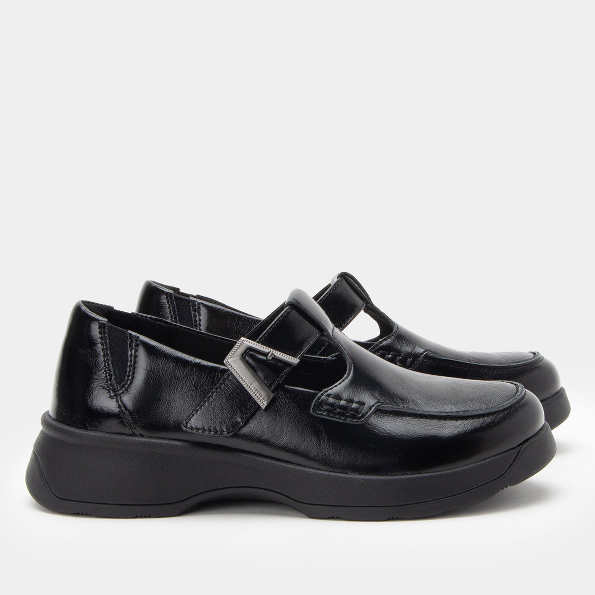 Alegria Jensie Glazed Black Shoe