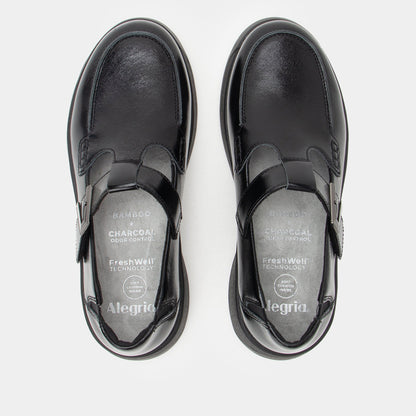 Alegria Jensie Glazed Black Shoe