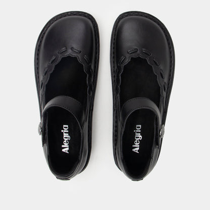Alegria Cellia Black Nappa Mary Jane - Web Exclusive