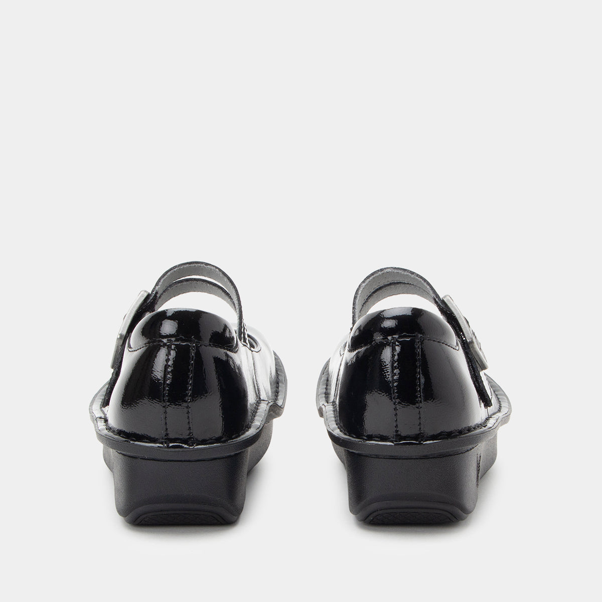 Alegria Paloma Black Crinkle Mary Jane
