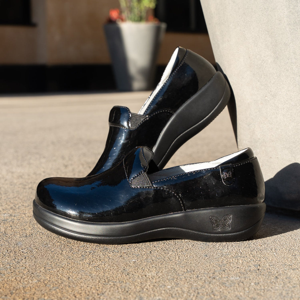 Alegria Keli Black Tie Shoe