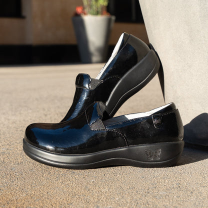 Alegria Keli Black Tie Shoe