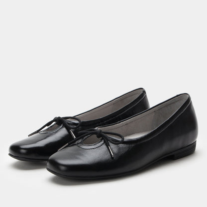 Alegria Leilah Black Gloss Shoe