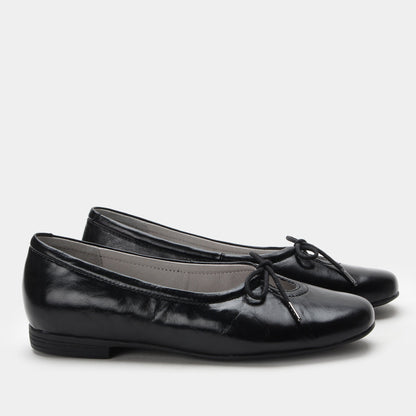 Alegria Leilah Black Gloss Shoe