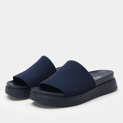 navy sandal,36
