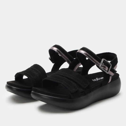 Alegria Blinda Black Sandal
