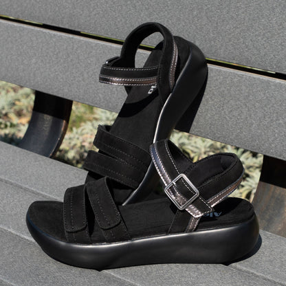 Alegria Blinda Black Sandal