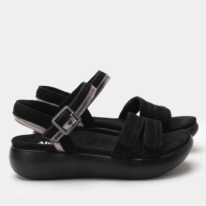 Alegria Blinda Black Sandal