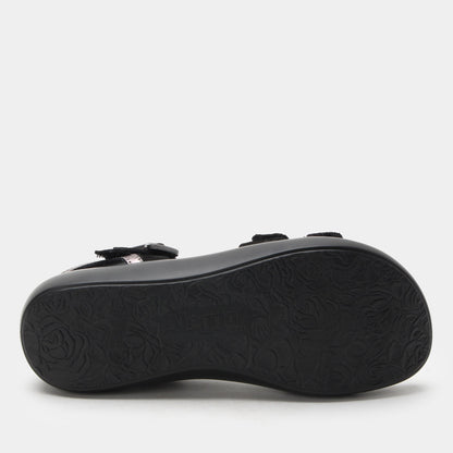 Alegria Blinda Black Sandal