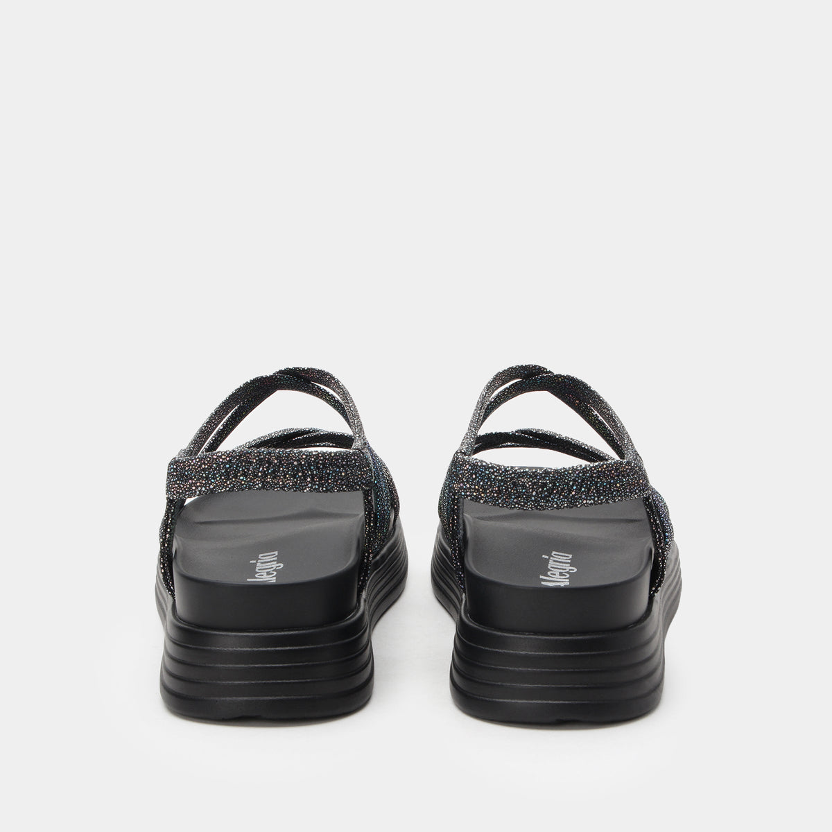 Alegria Audie Phosphorescence Black Sandal