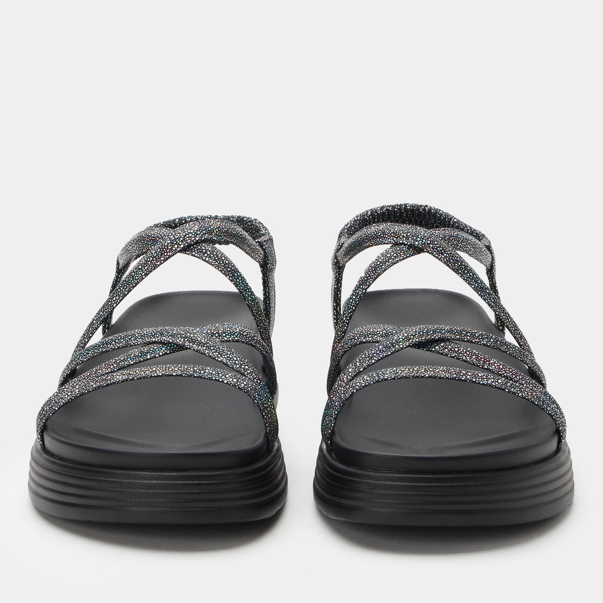 Alegria Audie Phosphorescence Black Sandal