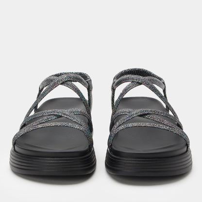 Alegria Audie Phosphorescence Black Sandal